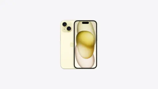 [MTP03ZD/A - Jaune] Type 4 & 5/ Apple - IPHONE 15 128GB SMD 6.1IN - Jaune