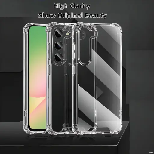 [CO-A26-TR] Coque Bumper 6,6" - Coque pour Samsung Galaxy A26, Transparente Silicone TPU Bumper Housse Phone Case Cover, Anti-Jaunissement & Anti-Rayures, Dos Rigide Transparent - HD Clair Étui de Protection Antichoc
